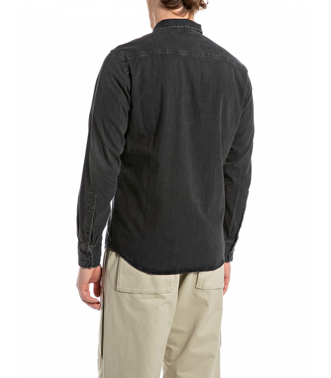 ブラックデニム ウエスタンシャツ 詳細画像 ブラック 2